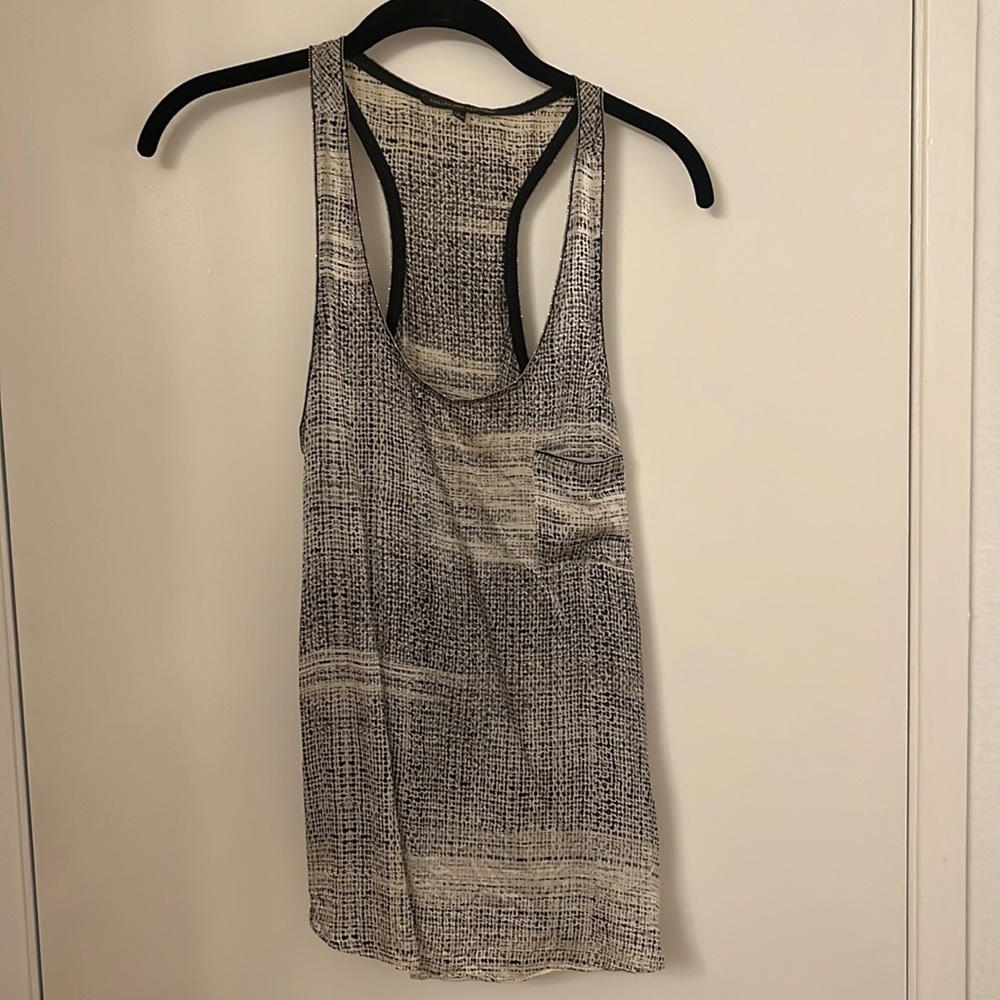 Black/White Print Tank